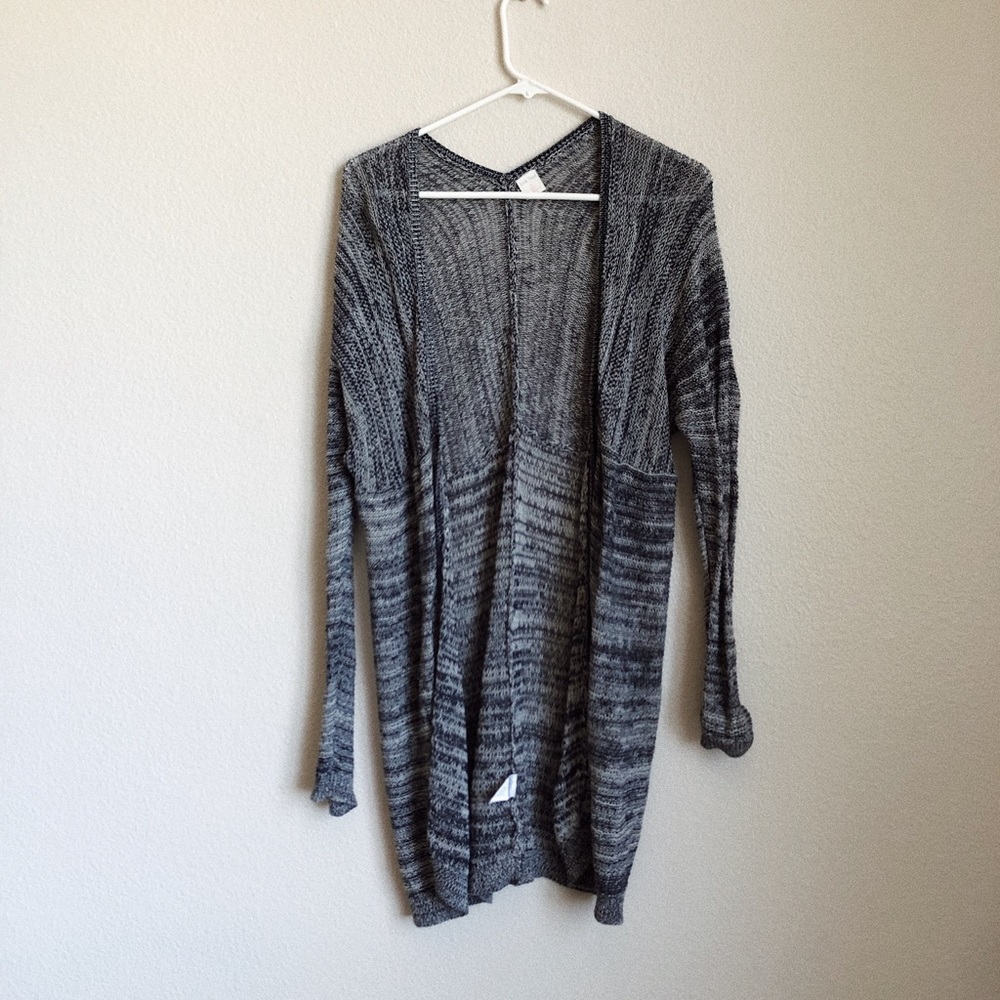 Blue cardigan